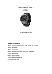 tekkiwear MARS 3 Manual De Usuario