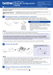 Brother ADS-1300 Guía De Configuración Rápida