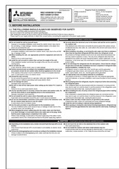 Mitsubishi Electric MUZ-G15NAH Manual Del Usuario