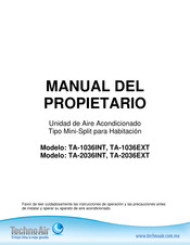 TechnoAir TA-1036INT Manual Del Propietário