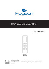 Kaysun KID-05.1 S Manual De Usuario