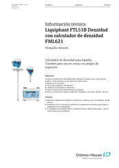 Endress+Hauser Liquiphant FTL51B Información Técnica