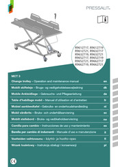 Pressalit MCT 3 R9652719 Instrucciones De Uso Y Mantenimiento