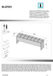 Forte BLQT021 Instrucciones De Montaje