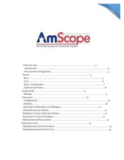 AmScope T120A Manual De Instrucciones