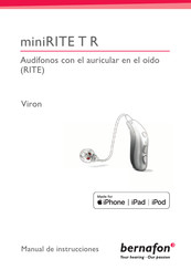 Bernafon Viron miniRITE T R Manual De Instrucciones