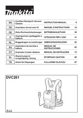 Makita DVC261TX24 Manual De Instrucciones