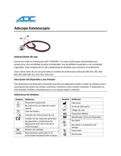 Adc Adscope 600 Manual Del Usuario