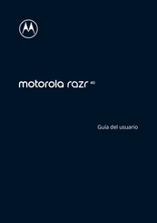 Motorola razr 40 Guia Del Usuario