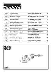 Makita M9001 Manual De Instrucciones