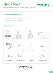 Yealink MVC640 Manual De Instrucciones