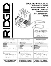 RIDGID R86099 Manual Del Operador