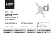 LEGRAND SANUS MFSF1-B2 Manual De Instrucciones
