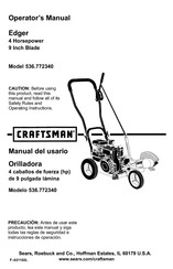 Craftsman 536.772340 Manual Del Usario