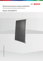 Bosch SO1500TFV Manual De Instrucciones De Montaje