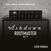 Ashdown ROOTMASTER EVO III Serie Guia Del Usuario