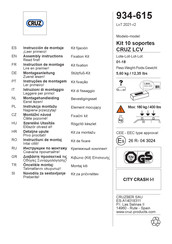 CRUZ LCV Instrucciones De Montaje