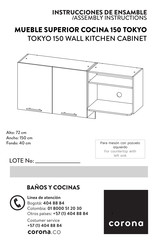 CORONA TOKYO Instrucciones De Ensamble