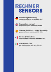 Rechner Sensors EGII-130 Manual De Instrucciones De Manejo