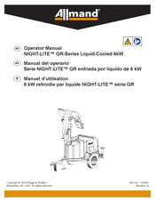 Allmand NIGHT-LITE GR Serie Manual Del Operario