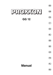 Proxxon GG 12 Manual