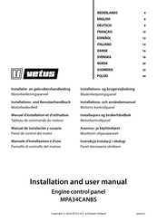 Vetus MPA34CANBS2 Manual De Instalación Y Usuario