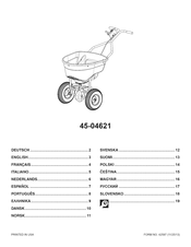 Agri-Fab 45-04621 Manual Del Usuario