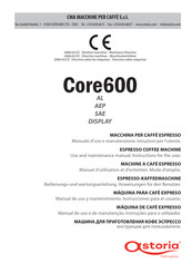 Astoria Core600 AEP Manual De Uso Y Mantenimiento