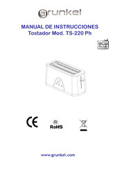 Grunkel TS-220 Ph Manual De Instrucciones