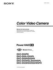 Sony DXC-D55L Manual De Instrucciones