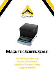 Goldanalytix MAGNETICSCREENSCALE Manual De Instrucciones