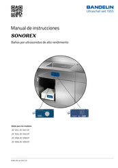 Bandelin SONOREX ZE 1032 Manual De Instrucciones