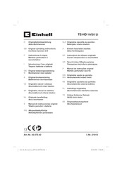 EINHELL TE-HD 18/20 Li Manual De Instrucciones Original