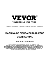 VEVOR YF-400A Manual Del Usuario