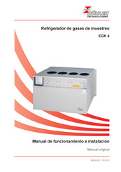 Bühler technologies EGK 4 Manual De Funcionamiento E Instalacion