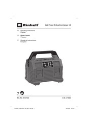 EINHELL 2x2 Power X-Quattrocharger 4A Manual De Instrucciones