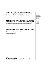 Thermador Professional PH54CS/02 Manual De Instalación