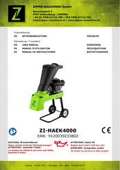 Zipper Maschinen ZI-HAEK4000 Manual De Instrucciones