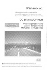 Panasonic CQ-DPX152 Manual De Instrucciones