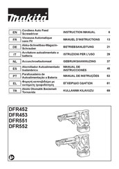 Makita DFR552 Manual De Instrucciones