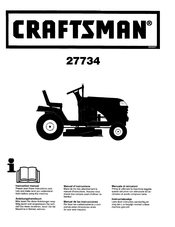 Craftsman 27734 Manual De Las Instrucciones