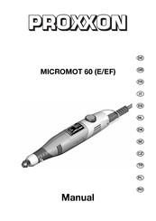 Proxxon MICROMOT 60 EF Instrucciones De Servicio