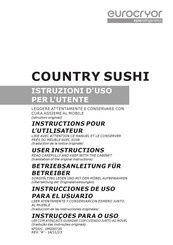 Eurocryor COUNTRY SUSHI Instrucciones De Uso Para El Usuario