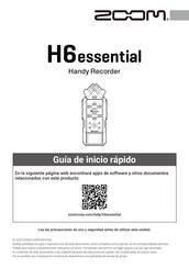 Zoom H6essential Guia De Inicio Rapido