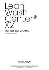 GRANULDISK Lean Wash Center X2 Manual Del Usuario