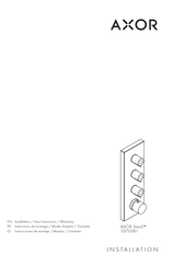 Axor Starck 10751341 Instrucciones De Montaje / Manejo / Garantía