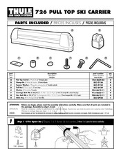 Thule 726 Instrucciones De Montaje