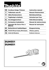 Makita DUH651Z Manual De Instrucciones