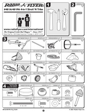 Radio Flyer Stroll 'N Trike 481A Instrucciones De Montaje
