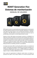 KRK Systems ROKIT Generation Five Manual De Usuario